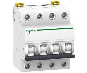 Schneider Electric A9K17420 Interruptor Automático Magneto Térmico, Ik60N, 4P, 20 A, Curva C