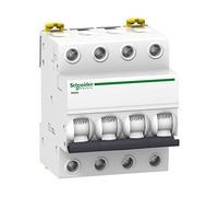 Schneider Electric A9K24716 IK60N Interruptor Automático Magneto Térmico, 3P+N, 16A, Curva C, 78.5mm x 72mm x 85mm, Blanco