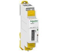 Schneider Electric A9MEM2010 iEM2010 Contador de Energía Electromecánico, 1 Fase, 230V, 40A, Impulso, Blanco