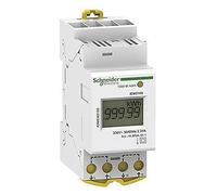 Schneider Electric A9MEM2100 iEM2100 Medidor de Potencia Modular Monofásico, 230V, 63A, 65mm x 81mm x 36mm, Blanco