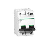Schneider Electric A9N18347 C120N Interruptor Automático Magneto Térmico, 2P, 125A, Curva B, 73mm x 54mm x 81mm, Blanco