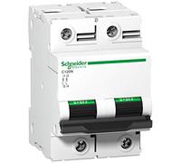 Schneider Electric A9N18361 C120N Interruptor Automático Magneto Térmico, 2P, 80A, Curva C, 73mm x 54mm x 81mm, Blanco