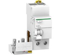 Schneider Electric A9Q11240 VIGI IC60 Bloque Diferencial, 2P, 40A, 30mA, Clase AC, 73.5mm x 36mm x 91mm