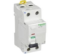 Schneider Electric A9R61240 Interruptor diferencial iID, 2P, 40A, 30mA, clase A SI de la gama Acti9, Blanco