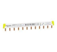 Schneider Electric A9XPH112 Acti 9, Peines de Conexión, Fácil de Cortar, 1P, 12 Módulos 100A