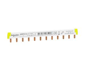 Schneider Electric A9XPH112 Acti 9, Peines de Conexión, Fácil de Cortar, 1P, 12 Módulos 100A