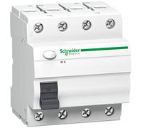 Schneider Electric A9Z01425 Disyuntor de Corriente Residual ID K, 4P, 30 mA, Tipo A, 25 Ampere