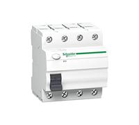 Schneider Electric A9Z05440 ID K, Interruptor Diferencial, Clase AC, 4P, 40A, 30mA, 68mm x 72mm x 81mm, Blanco