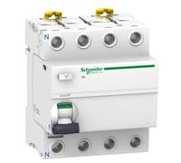 Schneider Electric Acti9 disyuntor diferencial ilD 4P 40A 30mA tipo AC - A9R4144