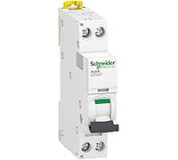 Schneider Electric Acti9 iDT40T - Disyuntor modular (1P+N, 40A, curva C, 4500A/6kA, A9P22640)