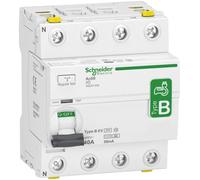 Schneider Electric Disyuntor diferencial de estación de carga eléctrica A9Z51440 4P 40A 30mA B EV