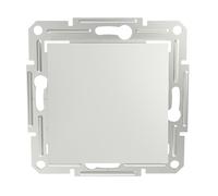 Schneider Electric Asfora EPH0270121D - Interruptor (2 pines, empotrable, 10 AX, terminales enchufables), color blanco