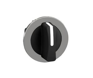 Schneider Electric Cabeza Selector Flush Negra 3 Posiciones ZB4FD3