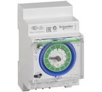 Schneider Electric CCT15367 Acti 9 IH Interruptor Horario Analógico - 7 H, Memoria 200H, 54mm x 90mm x 66mm, Blanco