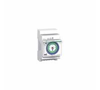 Schneider Electric CCT16364 Acti 9 IH Interruptor Horario Analógico, 24 H, Memoria 200H, 54mm x 90mm x 66mm, Blanco