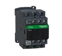 Schneider Electric Contactor de Potencia LC1D18BD - 3p+1S+1Ö, 18 A, 24 V DC B...