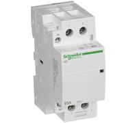 Schneider Electric contactor modular A9C20862 iCT 250 V, alcalino, blanco n...