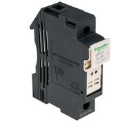 Schneider Electric DF101 TeSys Seccionador Portafusible, 1P, 32A, Fusible 10mm x 38mm, 79.5mm x 17.5mm x 61mm