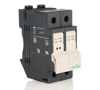 Schneider Electric DF101 TeSys Seccionador Portafusible, 1P, 32A, Fusible 10mm x 38mm, 79.5mm x 17.5mm x 61mm