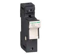 Schneider Electric DF141 TeSys Seccionador PortaFusible, 1P, 50A, Fusible 14mm x 51mm, 110.8mm x 26.5mm x 76.5mm