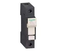 Schneider Electric DF81N TeSys Seccionador PortaFusible, 1P, N 25A, Fusible 8.5mm x 31.5mm, 79.5mm x 35mm x 61mm