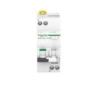 Schneider Electric Disyuntor de Circuito FI/Acti9 iSPN H Vigi, A9D07616 | 1 polo+N, 16 A, 30 mA, tipo B, tipo A, 10 kA