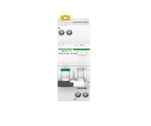 Schneider Electric Disyuntor de Circuito FI/Acti9 iSPN H Vigi, A9D07616 | 1 polo+N, 16 A, 30 mA, tipo B, tipo A, 10 kA