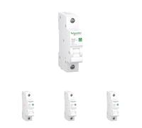 Schneider Electric Disyuntor Resi9 de 1 polo, 16 A, característica B, 10 kA, número de artículo R9F27116, 1 pieza (Paquete de 4)