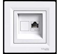 Schneider Electric EPH4700121 Toma RJ45 Categoría 6 UTP Blanco