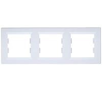 Schneider Electric EPH5800321 Marco 3 elementos, color Blanco