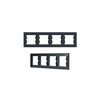 Schneider Electric EPH5800471 Marco 4 Elementos, Antracita