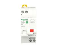 Schneider Electric FI LS RESI9 1P+N 16A B 30MA TYP A 6KA, R9D01616, Gris