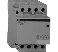 Schneider Electric GC6304M5 TeSys GC Modular Contactor, 63A, 4 NC, Bobina 220...240 V AC, 85mm x 54mm x 62.5mm, Blanco