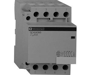Schneider Electric GC6304M5 TeSys GC Modular Contactor, 63A, 4 NC, Bobina 220...240 V AC, 85mm x 54mm x 62.5mm, Blanco