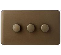 Schneider Electric GGBL6032CSBS Schneider Electric Lisse Screwless Deco, marrón, GGBL6032CMBS 250W, 240V