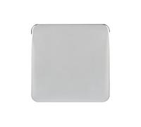 Schneider Electric GGBL8010PCS Lisse - Plato sin Tornillos (1 G, 240 V, Cromo Pulido)