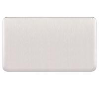 Schneider Electric GGBL8020SSS Lisse - Plato sin tornillos (2G, 240 V, acero inoxidable)