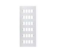 Schneider Electric GUG24GMS Ultimate Grid System placa plana, 24 bandas, acero espejo