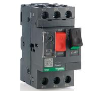 Schneider Electric Disyuntor GV2ME14 – Interruptor de protección del motor 3 polos 6–10A pulsador