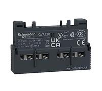 Schneider Electric Bloque de contacto auxiliar frontal GVAE20 Tesys GV2 & GV3 2 NA