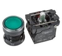 Schneider Electric XB5AW33B5 Pulsador Luminoso, Ø 22, Retorno Resorte Nivelado, 24 V, 1 NA + 1 NC , Color Verde