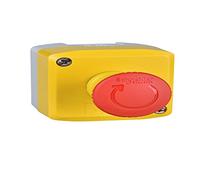 Schneider Electric - Harmony XAL - Caja de parada de emergencia amarilla - 1O con monitoreo - UL/CSA - XALK1786H7