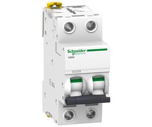 Schneider Electric IC60H 2P C1A Interruptor Automático - A9F84201