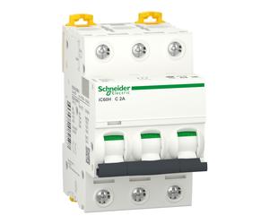 Schneider Electric IC60H 3P C2A Interruptor Automático - A9F84302