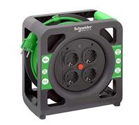 Schneider Electric IMT33137 Enrollacable Thorsman Compact 15m, HO5 VVF 3G x 1.5 mm, IP20 y 4 Tomas