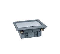 Schneider Electric ISM50524 Caja De Suelo, 4 Anchos/2 Dobles Unica