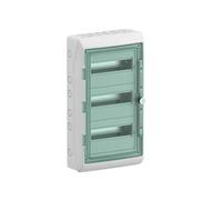 Schneider Electric Kaedra Mureva 10344DE - Distribuidor pequeño para zonas húmedas para jardín, sótano, garaje y exterior, caja de fusibles, 3 x 12 TE, IP65