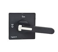 Schneider Electric KAF3PZ Tesys Vario Mando Giratorio Frontal, Maneta Negra, 1 a 3 Candados