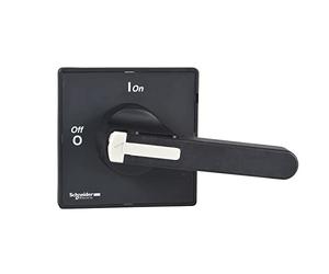 Schneider Electric KAF3PZ Tesys Vario Mando Giratorio Frontal, Maneta Negra, 1 a 3 Candados