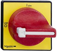 Schneider Electric KDF1PZ Tesys Mini Vario Y Vario, Mando Giratorio Frontal - Maneta Roja Sin Candado